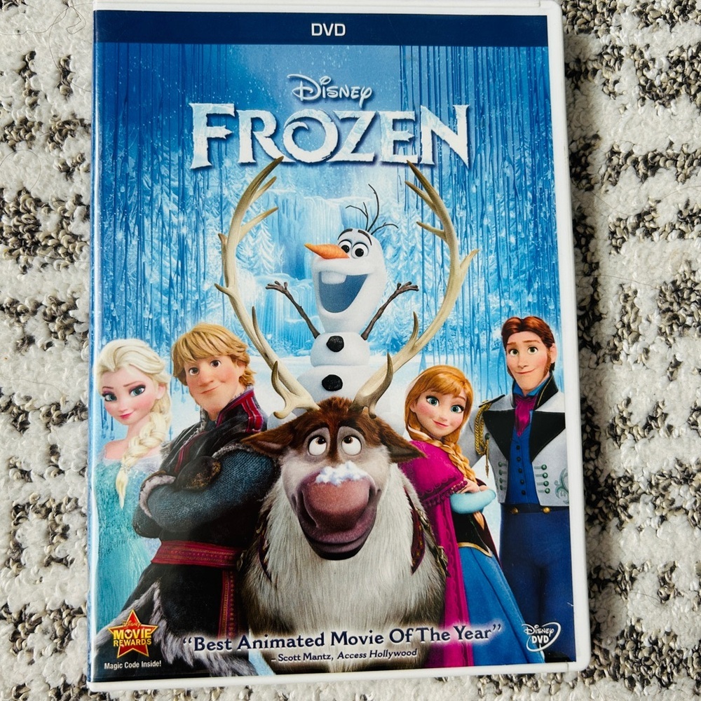 Disney’s Frozen Movie DVD with Bonus Extras